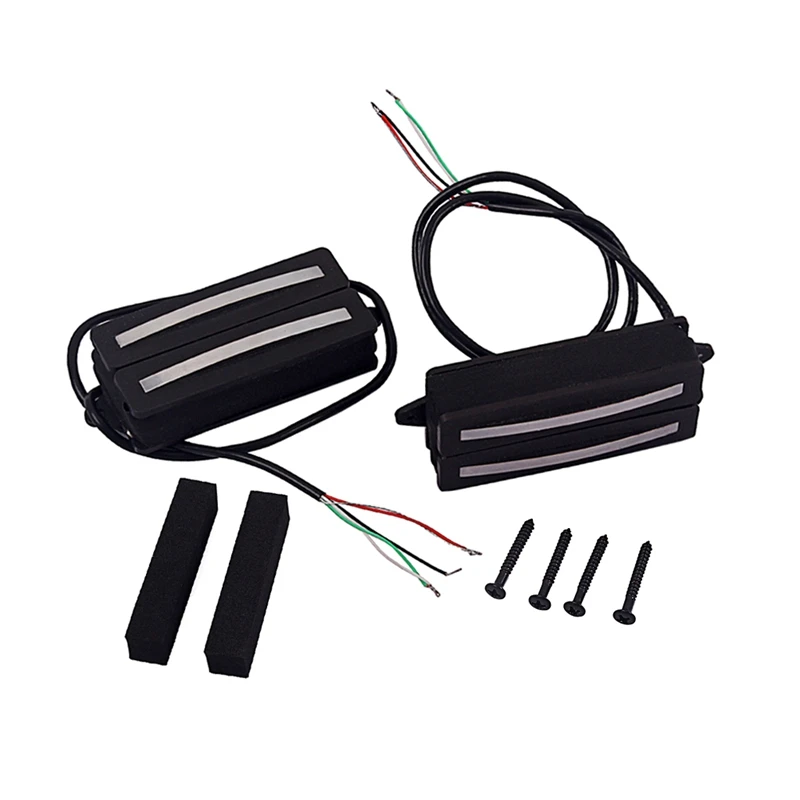 1 комплект Двойной Катушкой гитарный звукосниматель 7 Гитара шеи мост