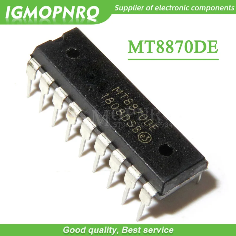 10 шт. MT8870DE MT8870 MT8870D DIP 18 телекоммуникационный линейный контроллер ICs Pb Free DTMF новый