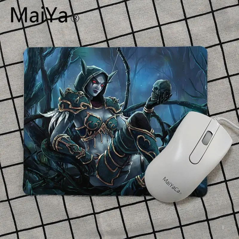 No Lock Edge18x22cm Maiya высокое качество World Of Warcraft Lich King красивый коврик для мышки в стиле аниме подставка под руку мышь - Цвет: No Lock Edge18x22cm
