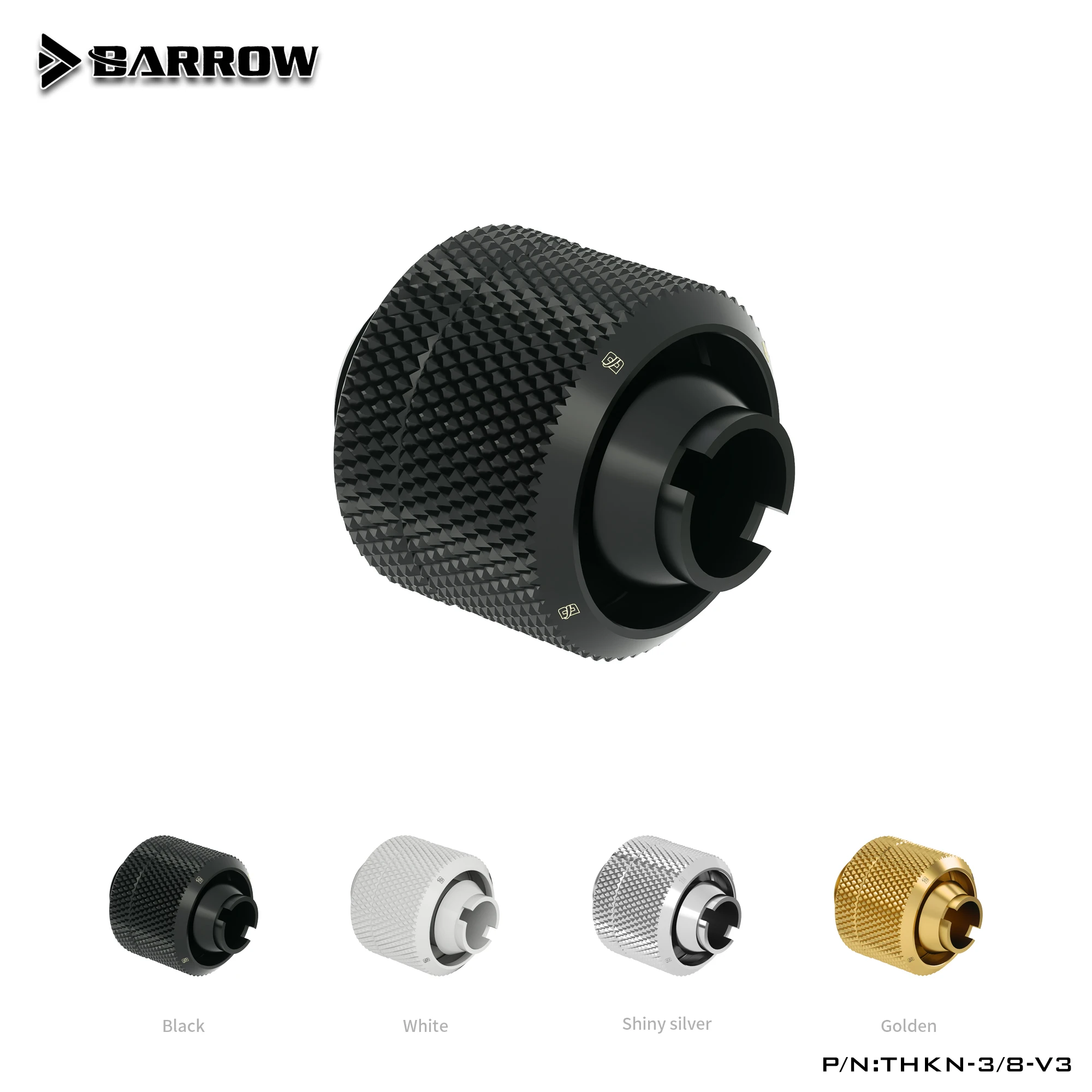 Barrow штуцер для шланга 3/8 дюйма толстый 9 5*15 мм трубный ручной затягивающий