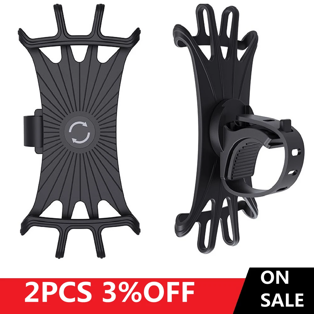 Вращающийся держатель для телефона MTB на велосипед силиконовая подставка руль