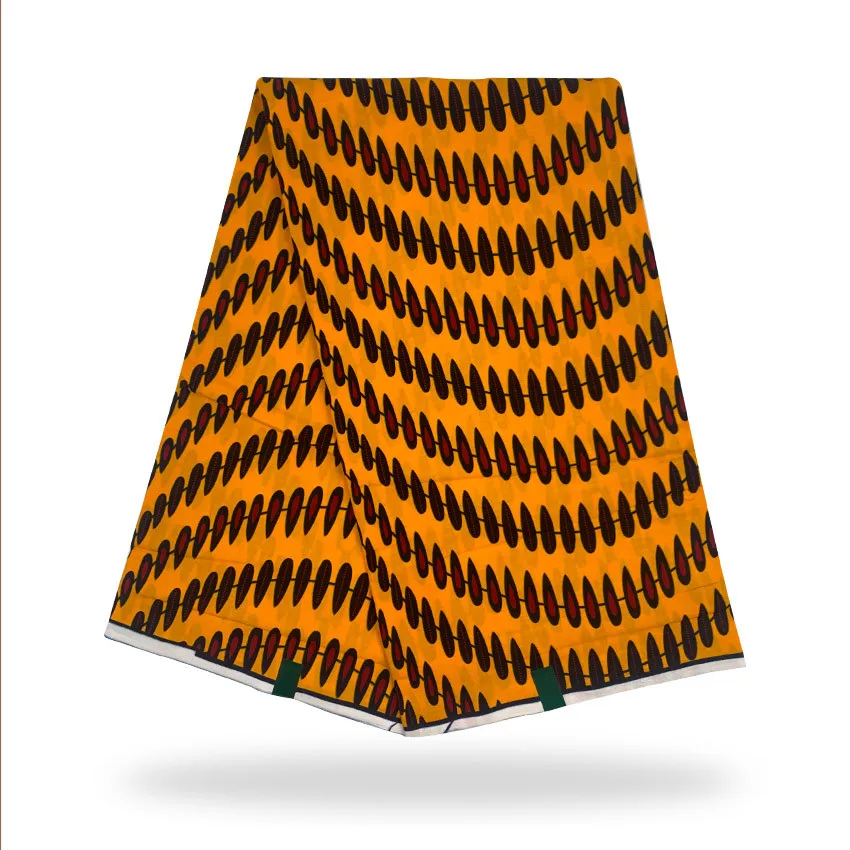 

Wholesale price! High Quality Ankara Wax For Dress 100%Cotton Printed Guaranteed Veritable African Real Wax Fabric 6 yards F8-20
