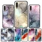 Силиконовый чехол для Samsung Galaxy A50, A10, A20, A30, A40, A60, A70, A90, мраморный мягкий бампер из ТПУ