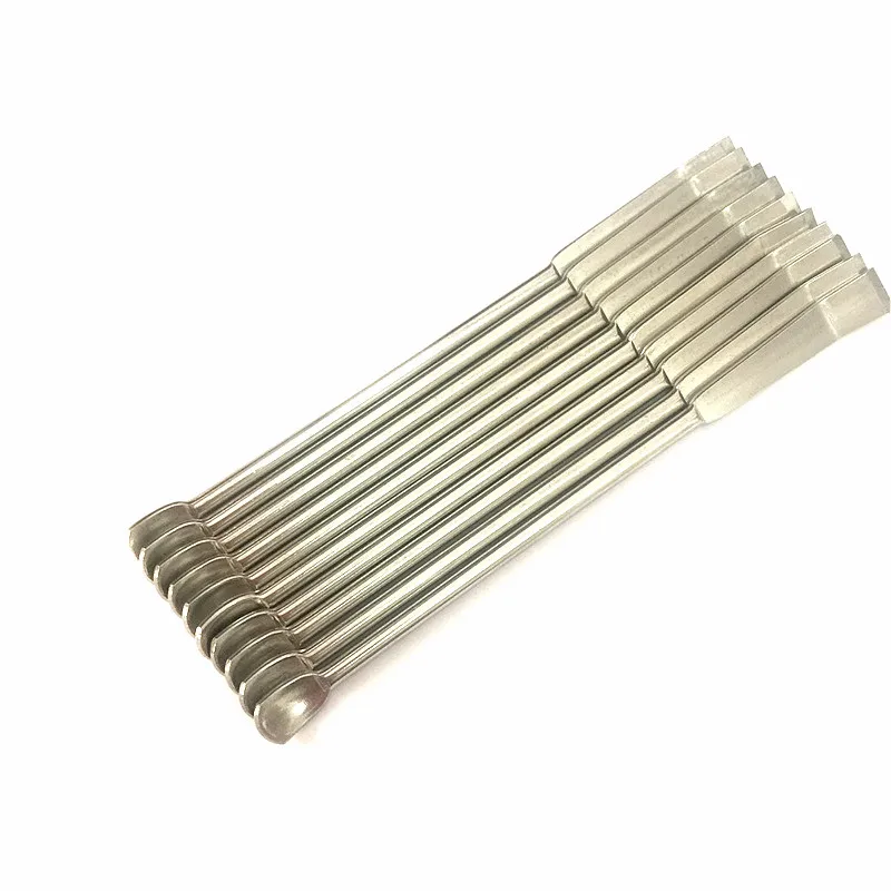 Микрон Совок наркотиков ложка Скребок Лопата 100 мм Нержавеющая сталь следов