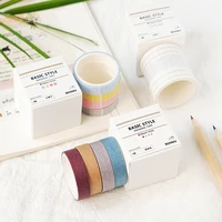 decorative washi tape set mesh solid color paper masking tape japanese washi tape diy scrapbook decoration sticker
