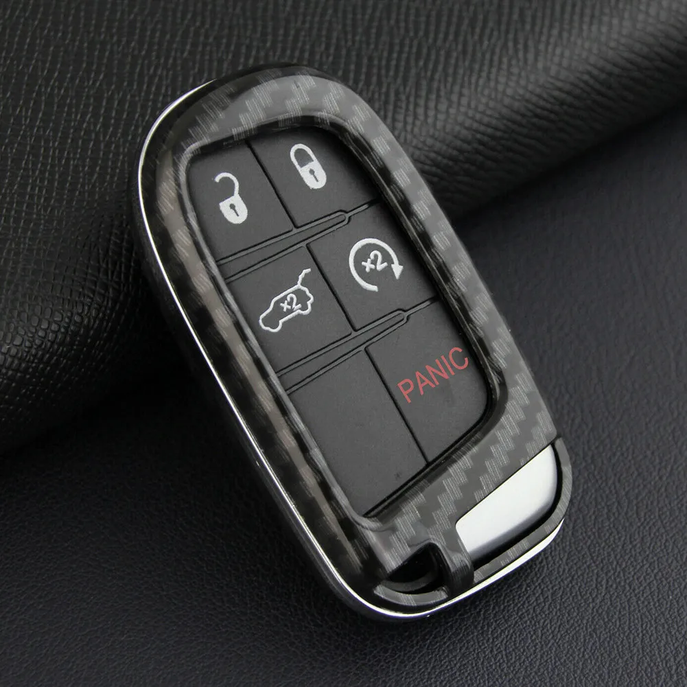 

Plastic Key Shell Protection 1 Pc 1x Car Carbon Fiber Style Cover Dust Proof