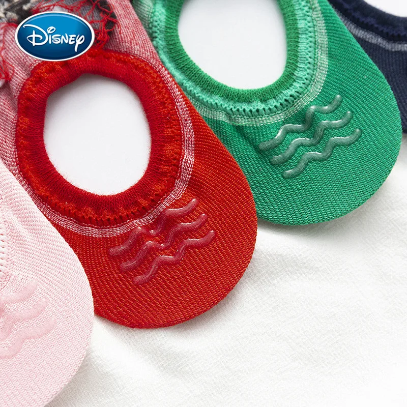 1 пара женские хлопковые носки-невидимки с мультяшными животными Микки Маусом