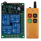 Промышленный сектор DC 12V 24V 4CH 10A RF Беспроводной переключатель системы дистанционного управления с возможностью погружения на глубину до 30 м-1000 м длинная дистанция передатчика