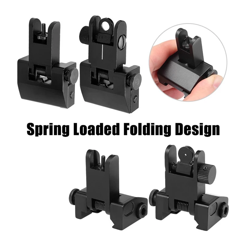 Тактический ар15 Пикатинни рельсовое крепление складной Флип вверх передний и