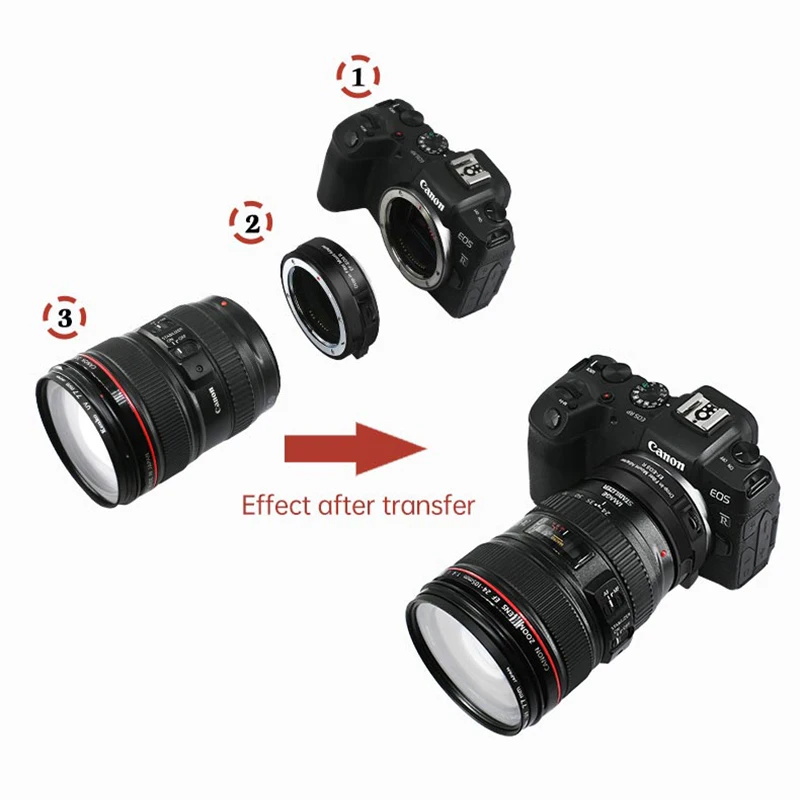 ef eos r auto focus camera lens adapter ring with cpl filter replacement for ef ef s lens to canon eos rp r r5 r6 camera free global shipping