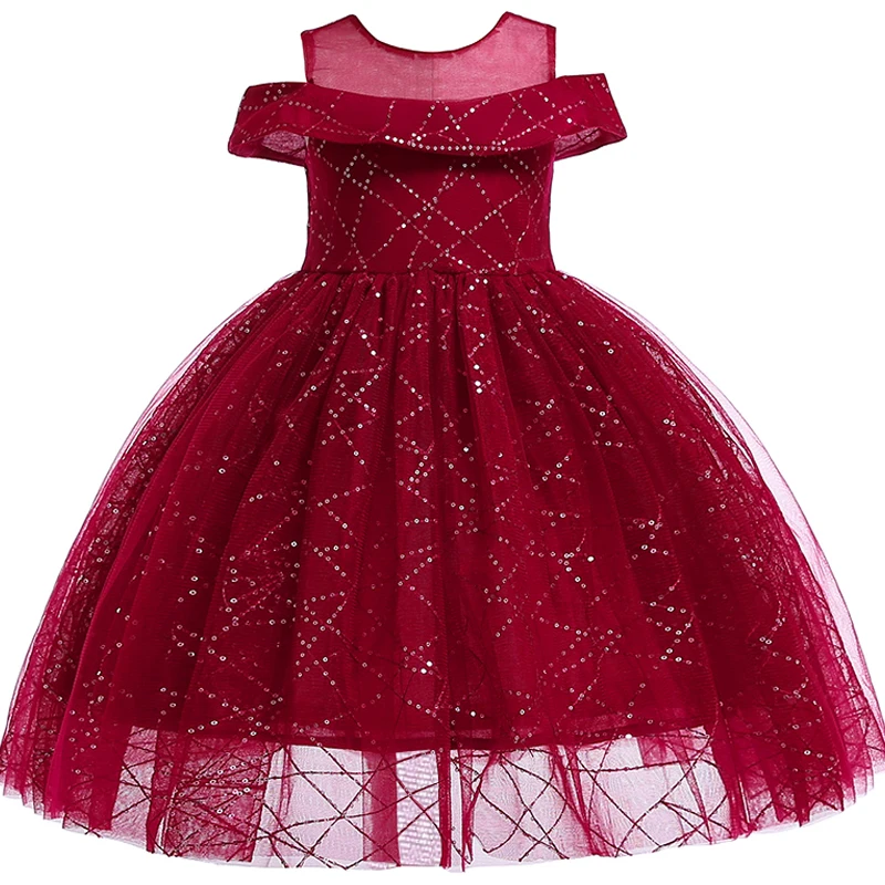 Christmas Baby Girls Princess Dress Kids Wedding Party Dresses Toddler Children Clothing Embroidery Flower Ball Gown Vestidos | Детская