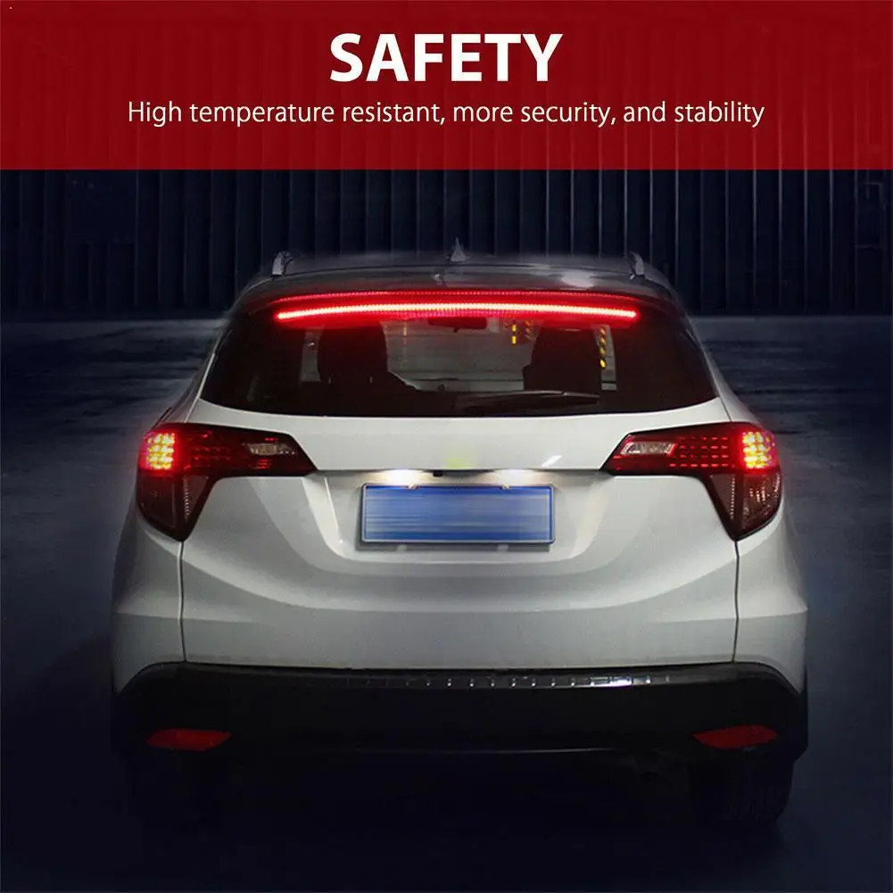 

DC 12V 40inch Car LED Rear 3rd Stop Brake Strip Light Driving Safety Cars Flexible Strip Turn Warning LED Lamp Signal Z9P0