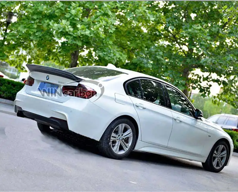 LB представление Стиль Настоящее углеродное волокно задний спойлер для BMW 3 SERIES F30