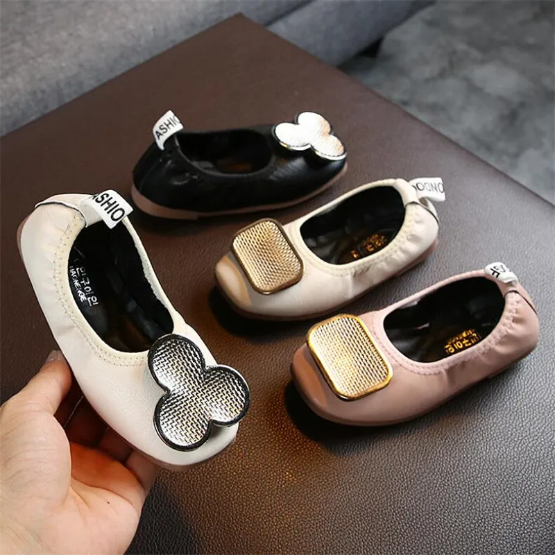 2020 г. Модная новая обувь для девочек балетки на плоской подошве без застежки с