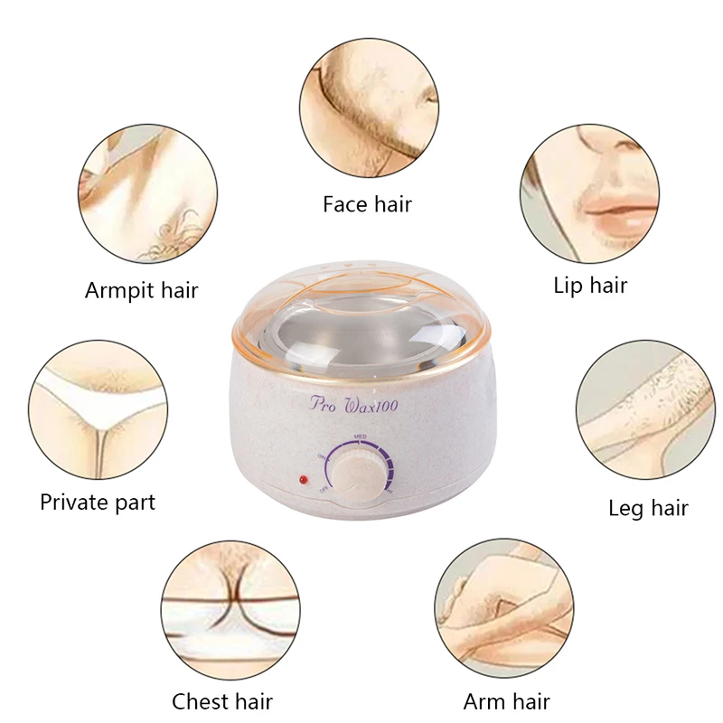Электрический лазер для удаления волос бикини нагреватель горячего воска
