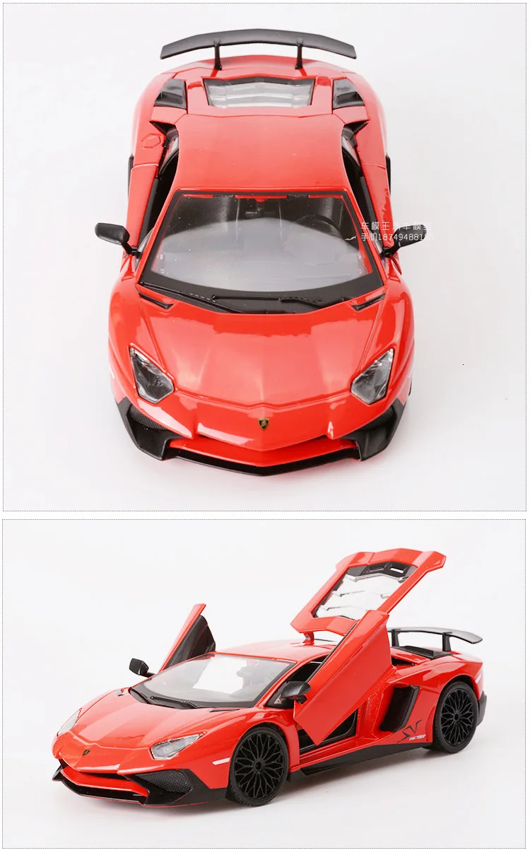 Bburago 1:24 lambt LP750 литые под давлением модели транспортных средств модель спортивный автомобиль авто Салон Коллекция дисплей горячие колеса игрушки для детей