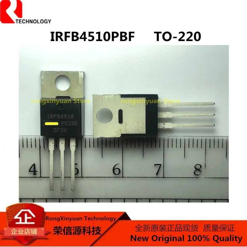 5 шт. IRFB4510PBF IRFB4510 FB4510 TO-220 62A/100V HEXFET®Power MOSFET RDS(on) typ.10.7 МОМ макс. 100% новый оригинальный