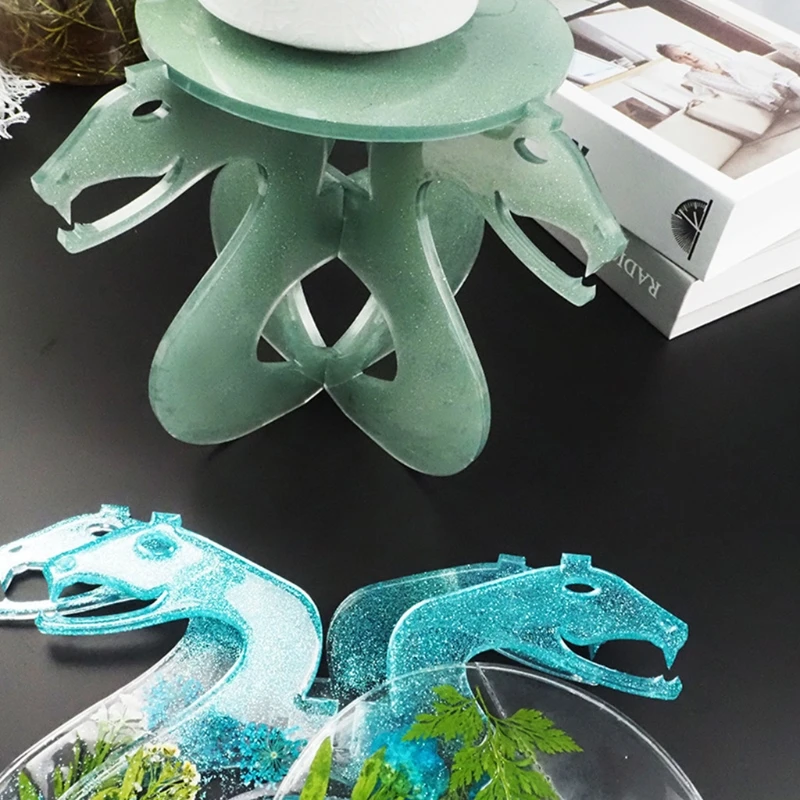 

DIY Resin Mold Suitable for Jewelry Silicone Resin Molds Including Snake-shaped Shelf Flower Pot Holder Silicone Mold X5QE