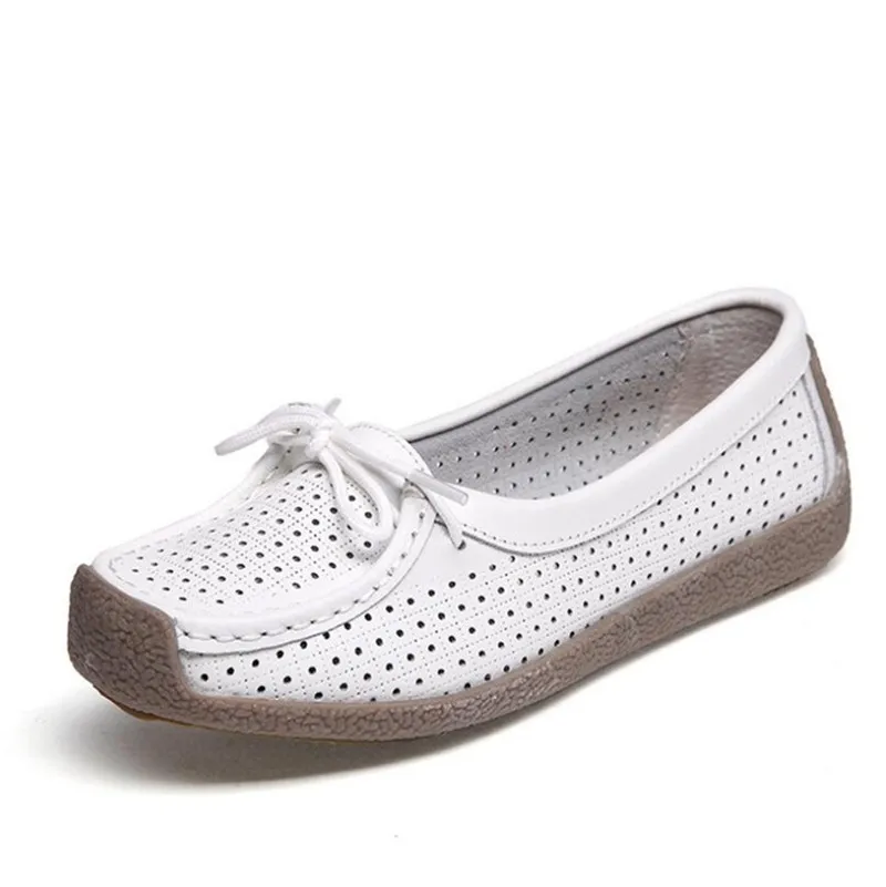 Женские мокасины из натуральной кожи 4 цвета E040|Обувь без каблука| |