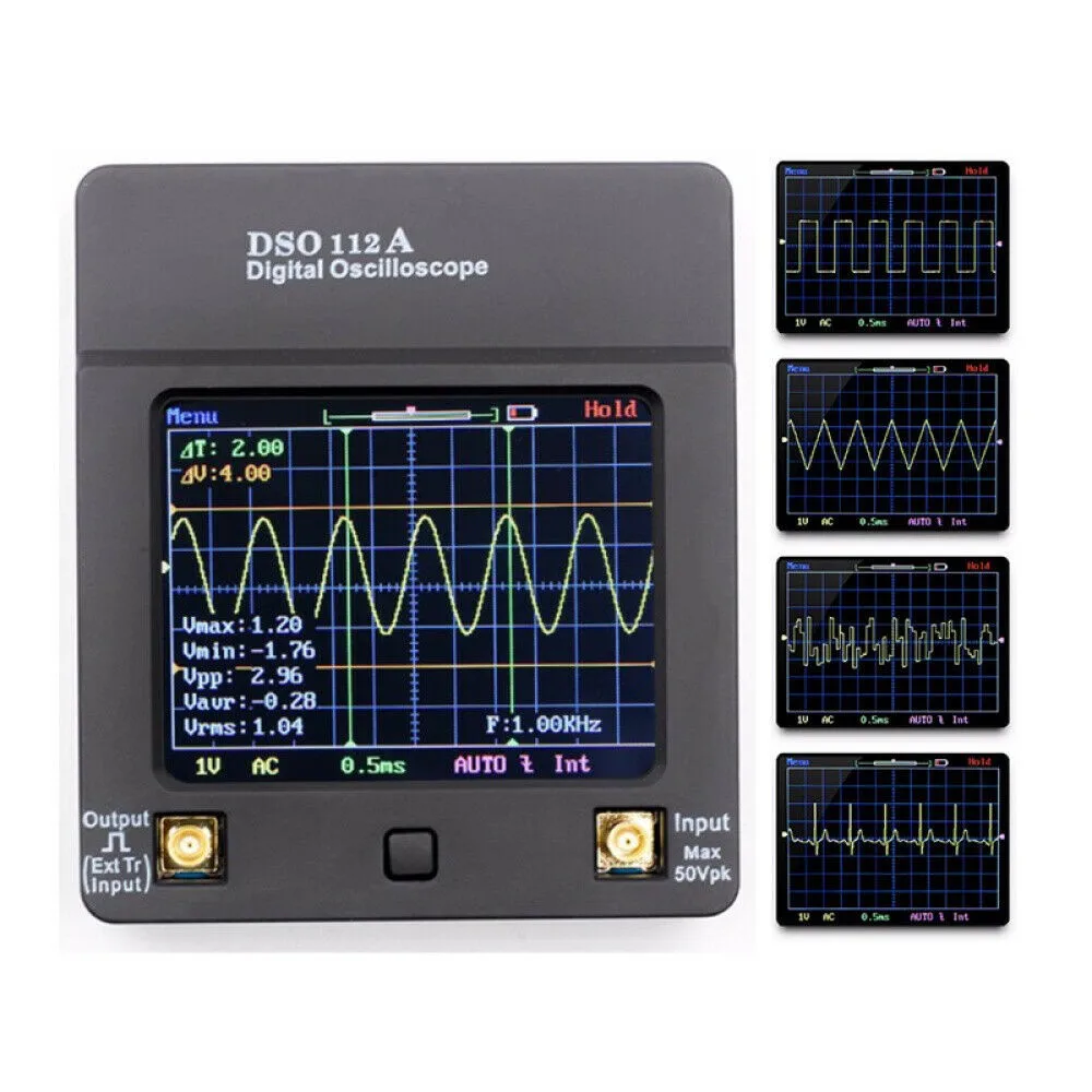 Цифровой портативный тестер DSO112A мультитестер с тонкоплёночной волной 2 МГц 5 млн
