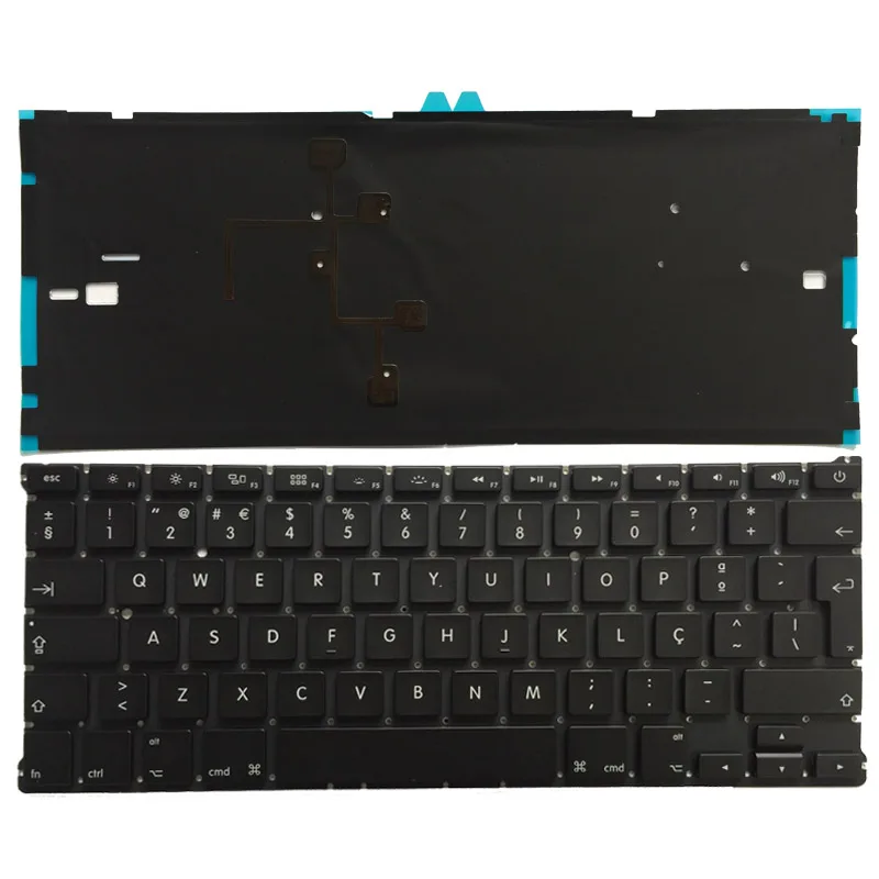 

NEW Portugal Keyboard For Macbook Air 13" A1466 A1369 with backlight Laptop keyboard MD231 MD232 MC503 MC504 2011-15 Years