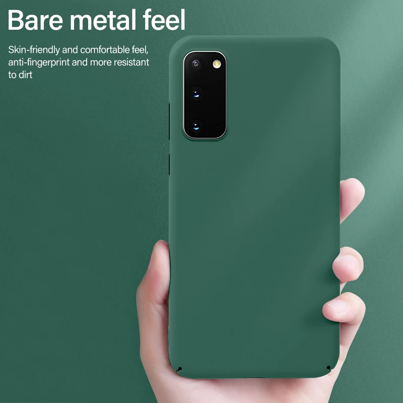 ultra thin matte hard pc phone case for samsung galaxy s20 s10 e 5g s9 s8 note 10 9 plus shockproof cover free global shipping