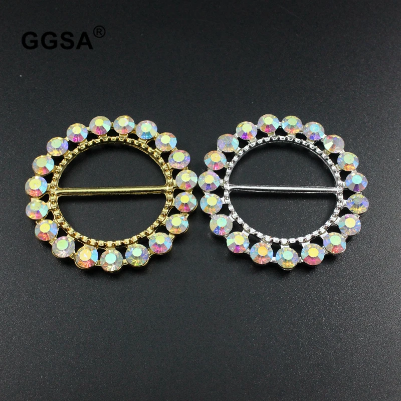 Круглые хрустальные кольца 50 мм самодельные ободки для свадебного купальника