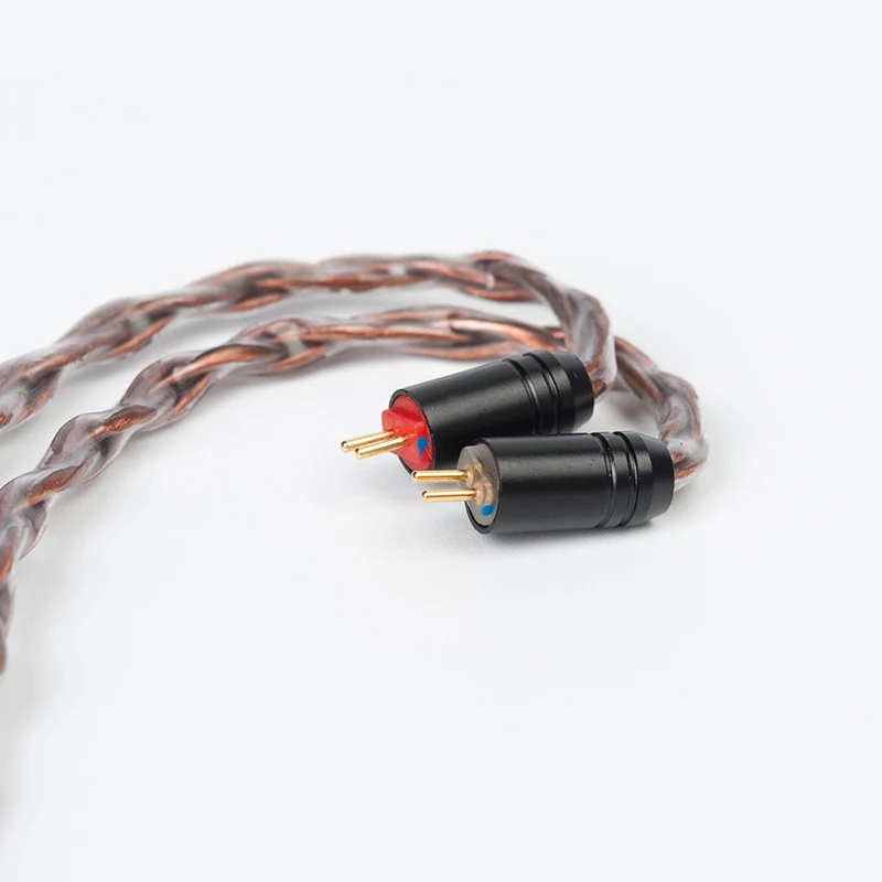 KBEAR 8 Core Oxygen-Free Balanced Cable 2.5/3.5/4.4MM with MMCX/2PIN/QDC/TFZ for BLON BL-05 BL05 ZSX ZS10PRO ZSNPRO BA5 V90 | Электроника