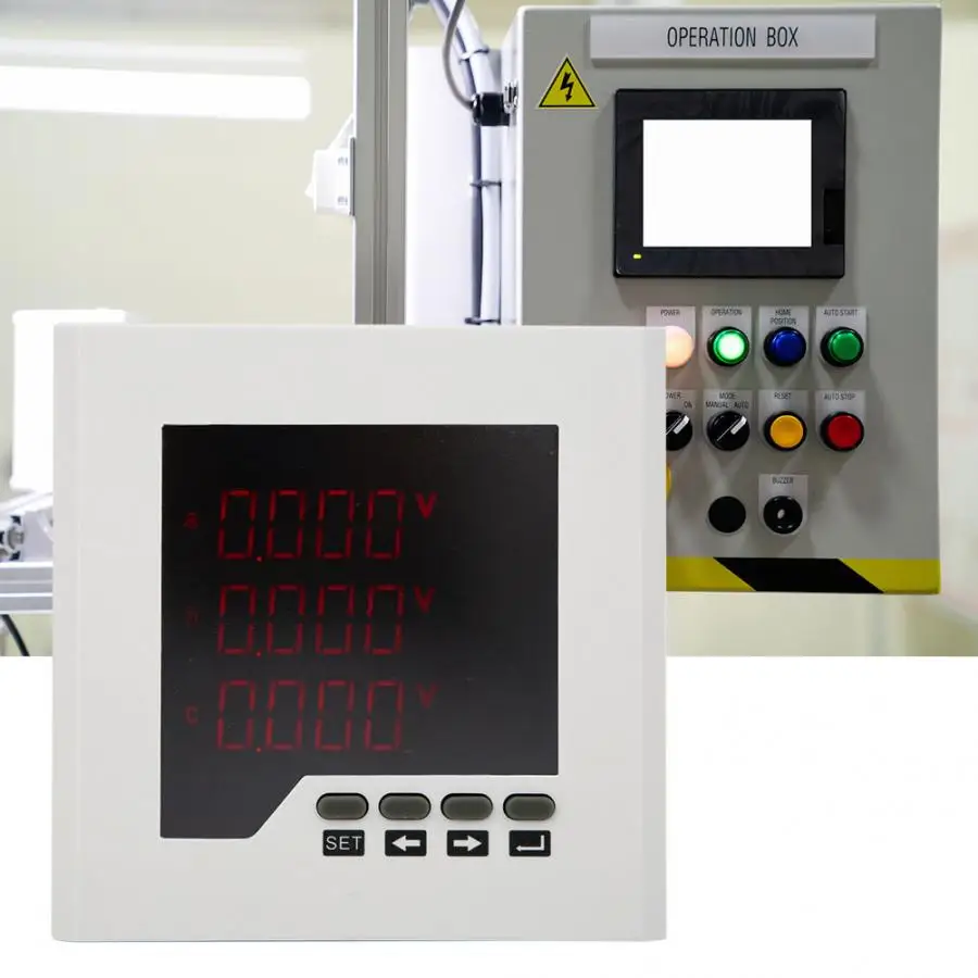 Трехфазный многофункциональный счетчик электроэнергии с портом RS485|Измерители