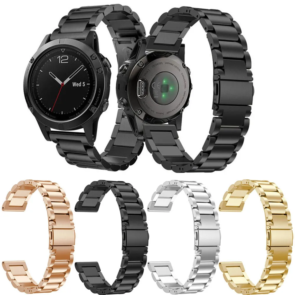Ремешок для часов Garmin Fenix 6s 20 мм 22 браслет из нержавеющей стали ремешок с GPS