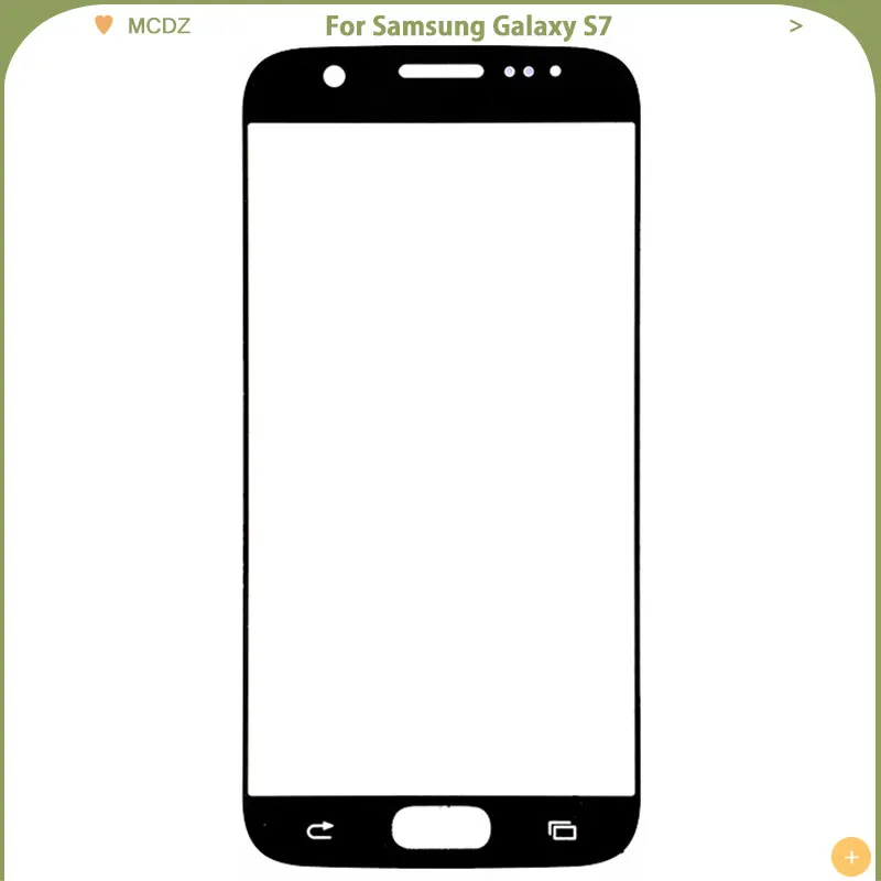 Новая передняя панель S7 для samsung Galaxy G930F G930FD G930 сенсорный экран внешняя | Мобильные