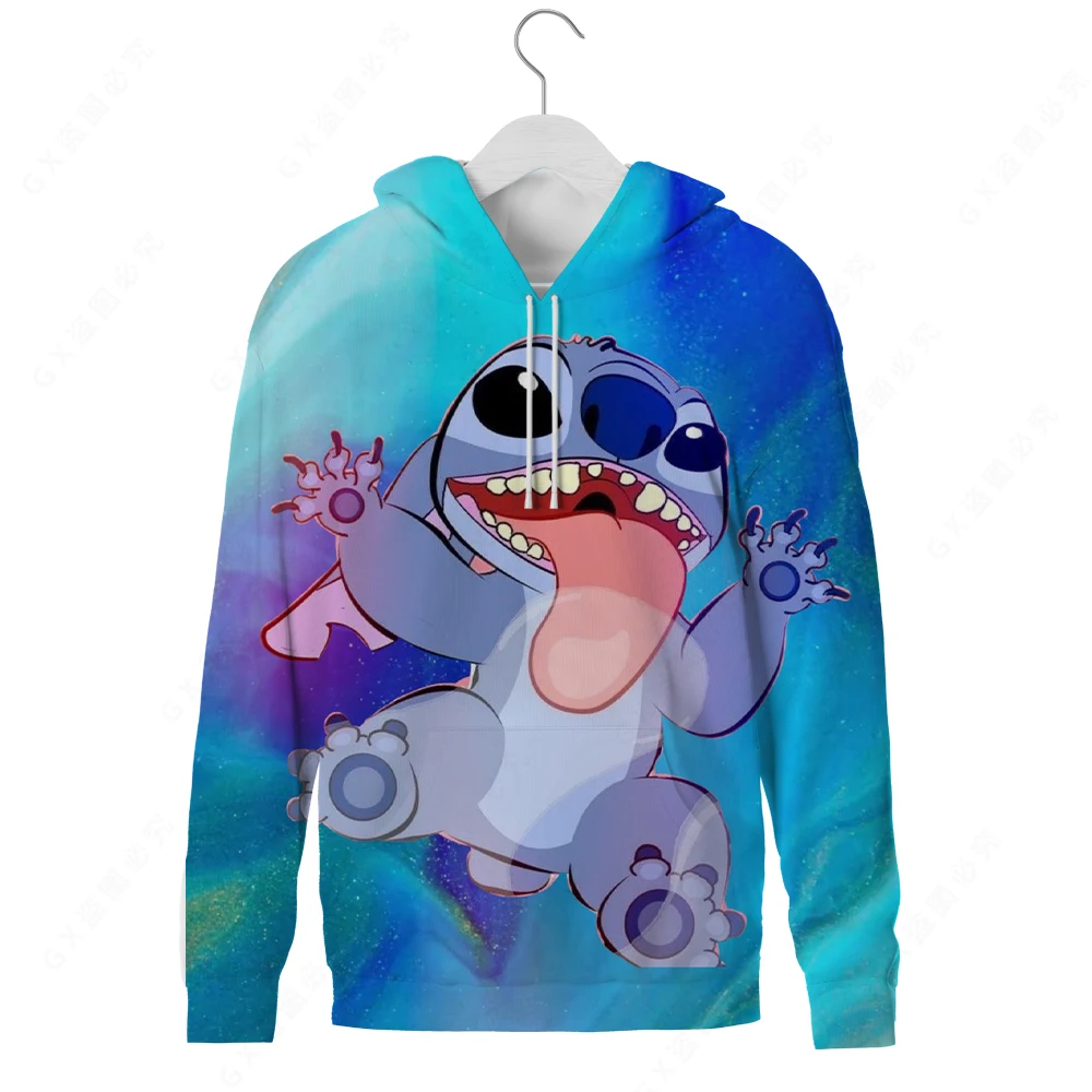 

New 2021 Fashion Casual Funny Stilch Hoodie Disney Funny Animation 3d Printed Hoodie Boys And Girls Children's Pullover Cool Top