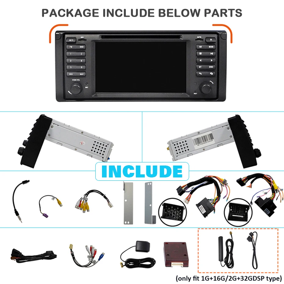 Автомагнитола PX6 1 din Android 10 DVD GPS Авторадио для BMW X5 E53 E39 Авто аудио стерео