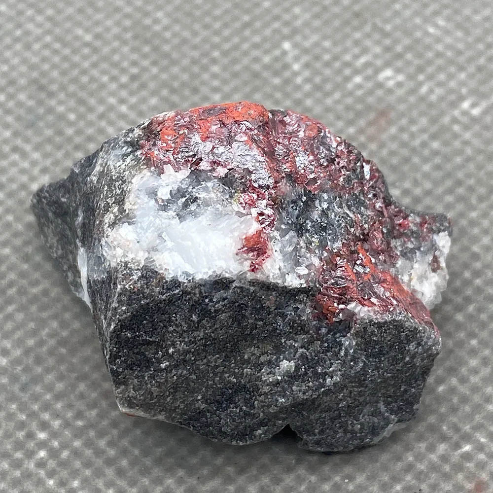 

Natural Cinnabar stone Original red Stone Healing Reiki Crystal A22#