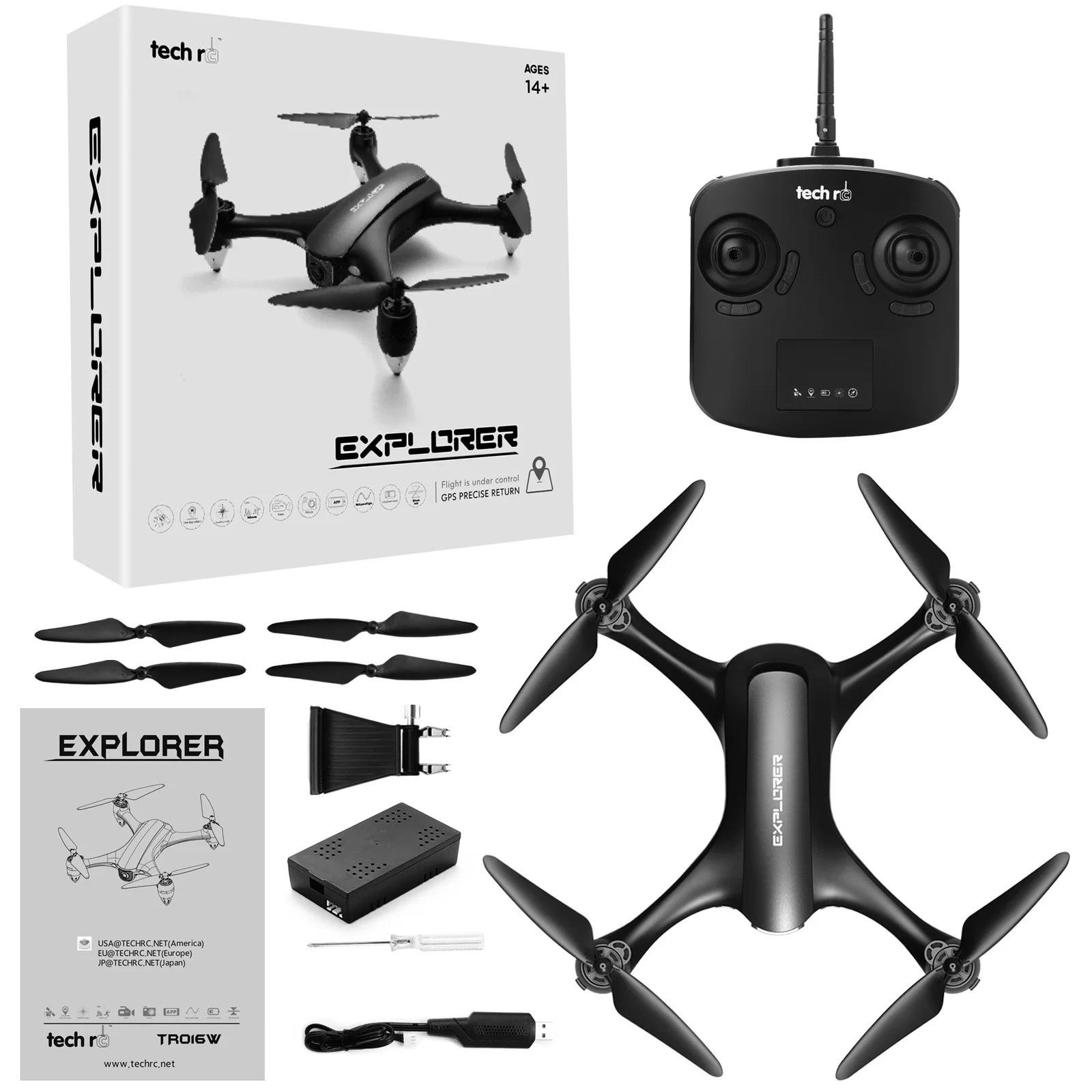 Дрон с 5G камерой FPV HD 1080P видео GPS автоматическое возвращение объемного полета 200 м