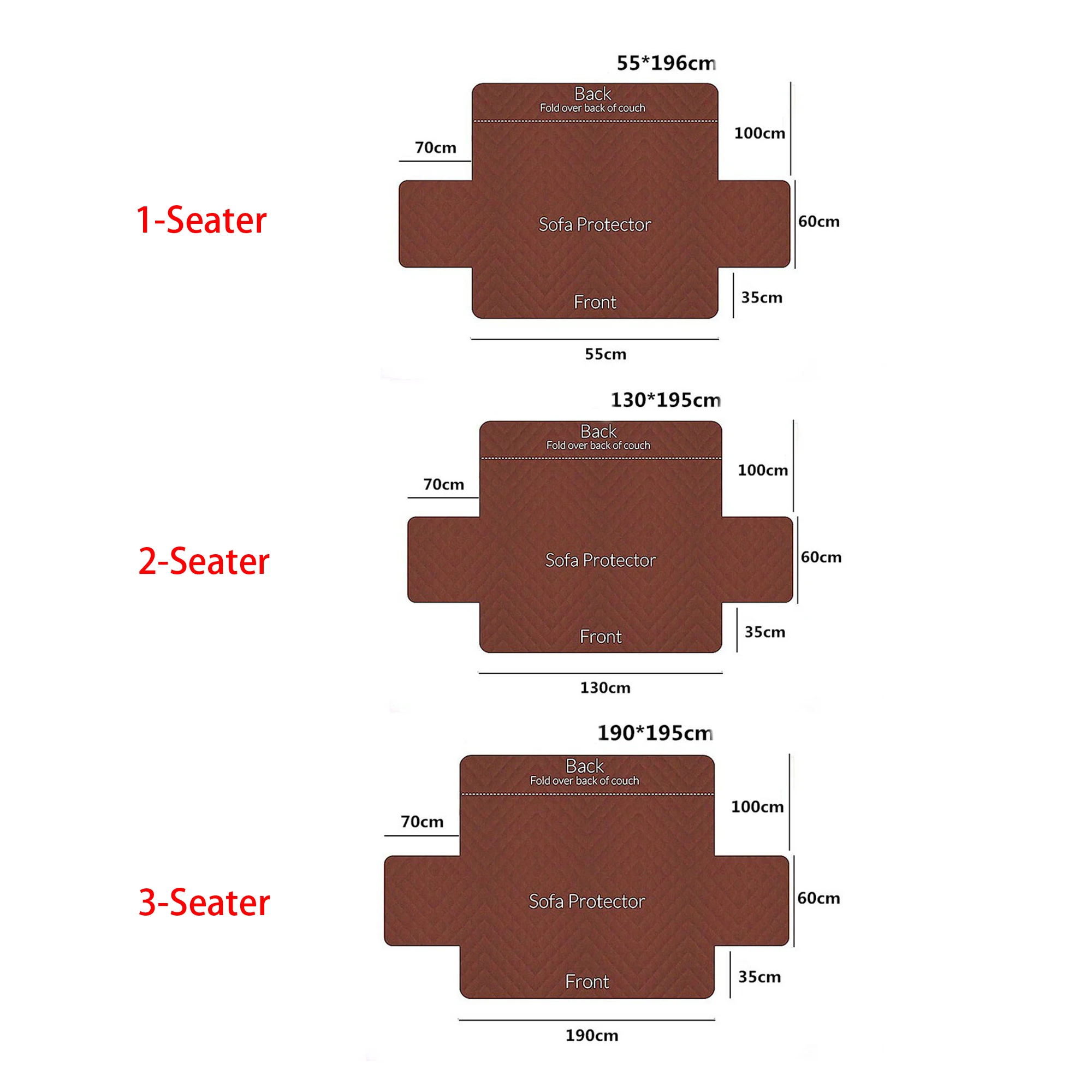 

Quality Sofa Cover Removable Pet Dog Kid Mat Armchair Furniture Protector Washable Armrest Couch Covers Slipcovers 1/2/3 Seat