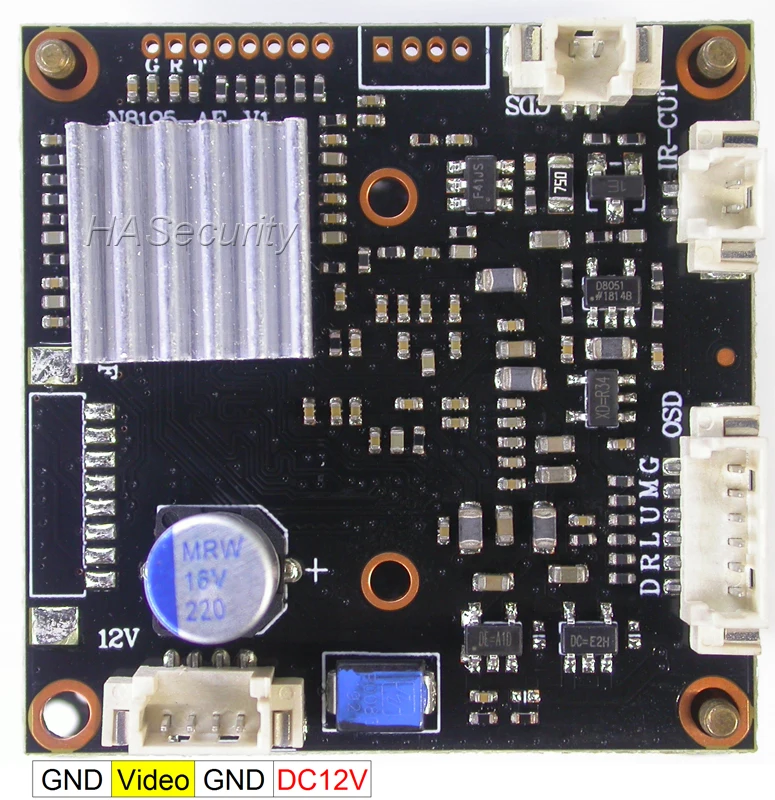 AHD 8.0MP@ 15FPS 3840x2160 1/2. " OmniVision OV12895 CMOS датчик изображения+ NVP2481 камера с модулем печатной платы(дополнительные части
