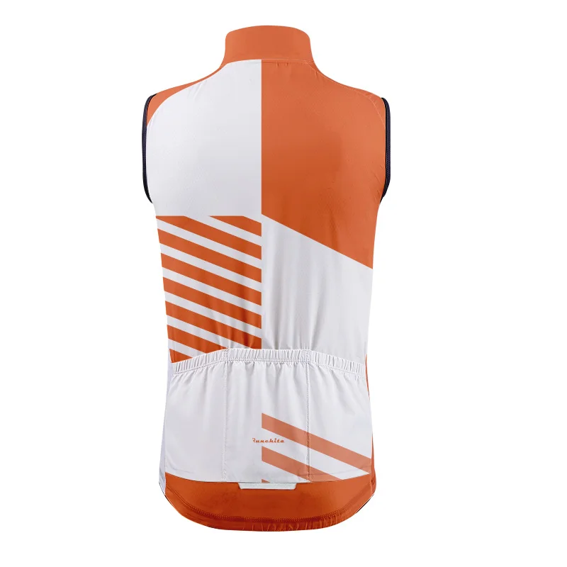 Парная велосипедная жилетка легкая ветрозащитная трикотажная безрукавка для