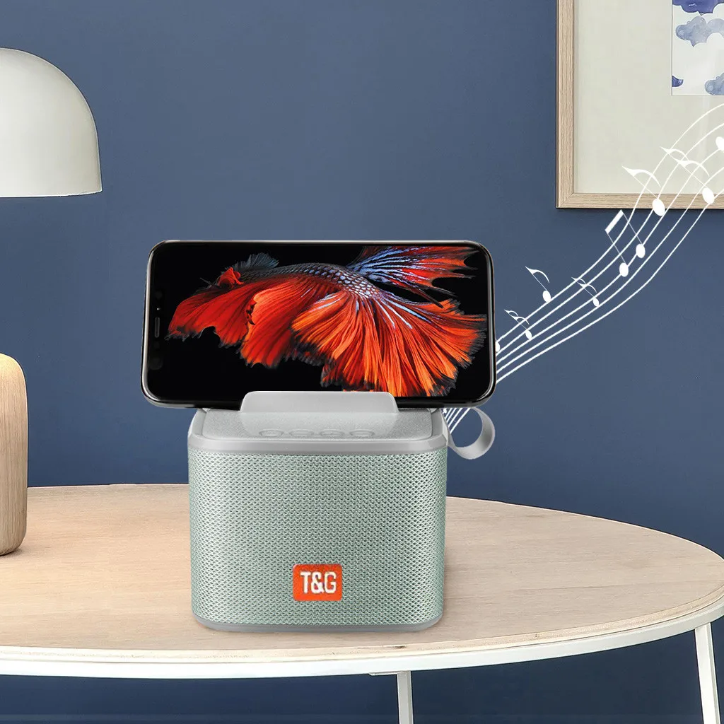 HIPERDEAL портативный беспроводной Blueteeth динамик держатель телефона Bluetooth динамик стерео звуковой сабвуфер колонки Aug23