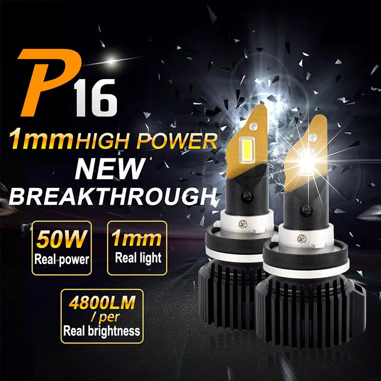 Автомобильная светодиодная фара H11 9005 HB3 P16 высокая мощность супер яркая 0 15 ММ