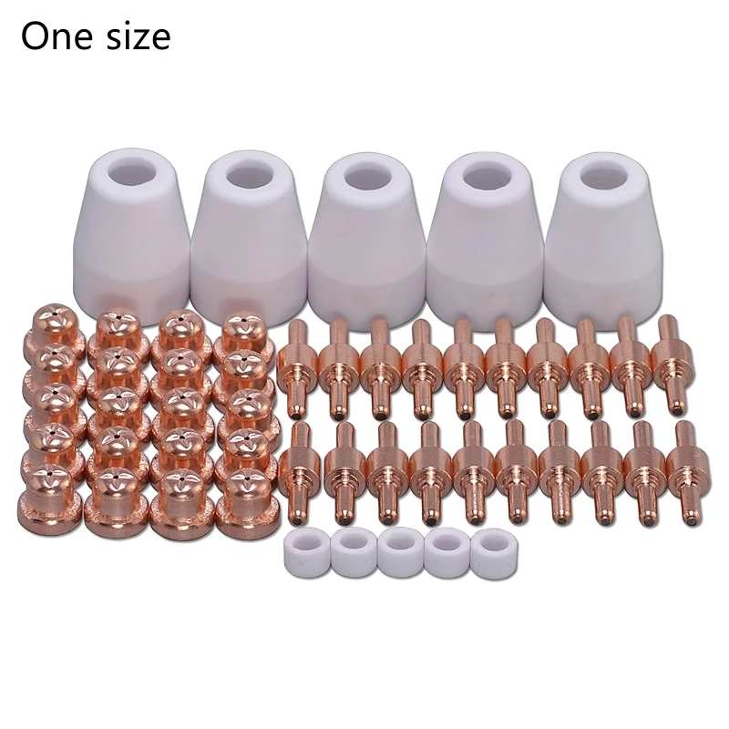 

L-TEC PT-31 JG-40 WSD-LG40 Plasma Electrode Tip Nozzle Fit CUT 50D 50 CUT 40 40D CT-312 Plasma Cutter 50pcs