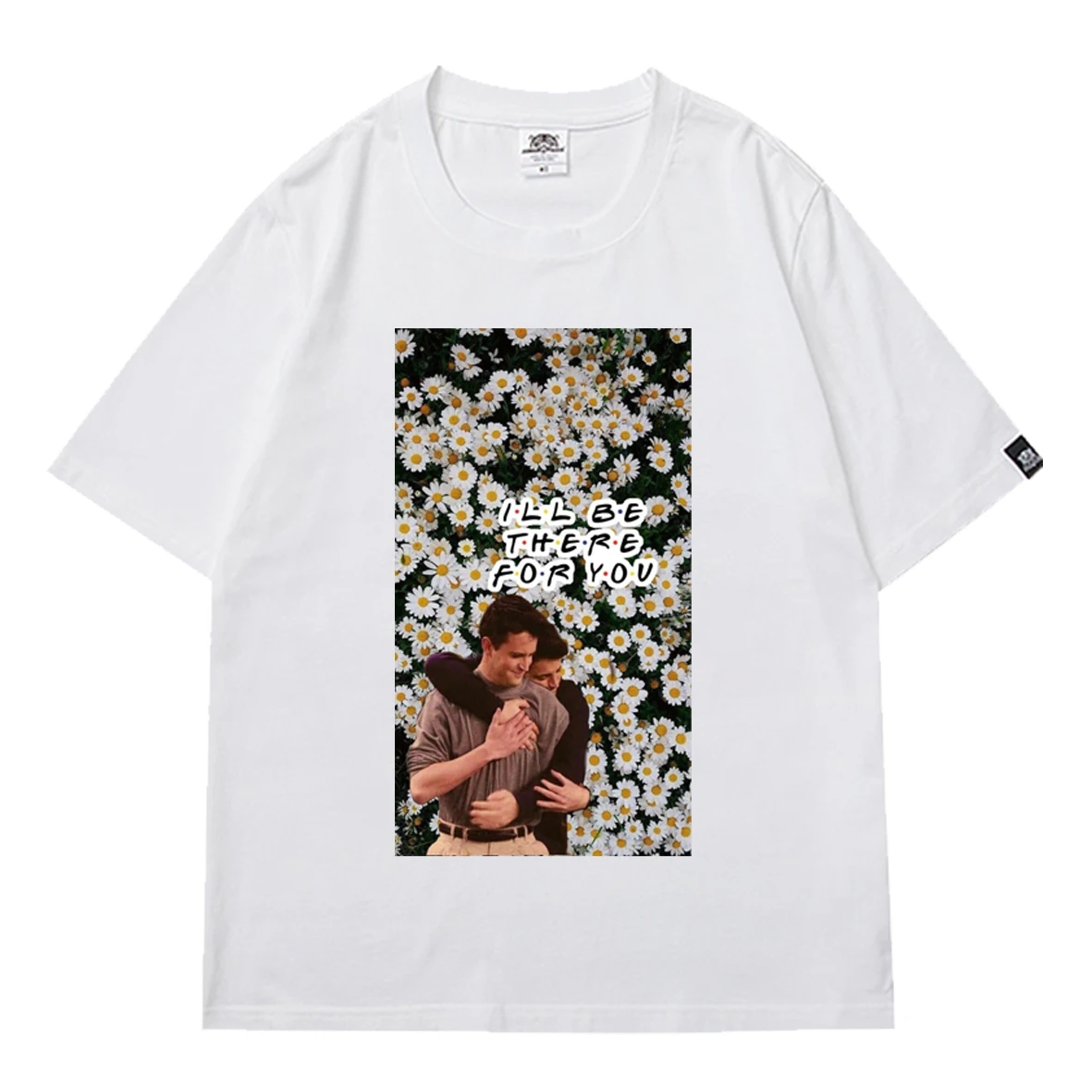 

Friends TV Men T-shirt Oversized T-shirt Anime Streetwear Male Short Sleeve T-shirts Cartoon Character Printing Teens T Shirt