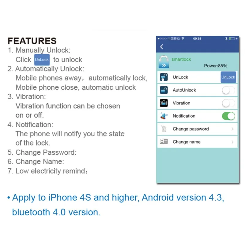 cycling intelligent phone app control smart alarm bluetooth lock waterproof alarm bicycle lock anti theft accessories free global shipping