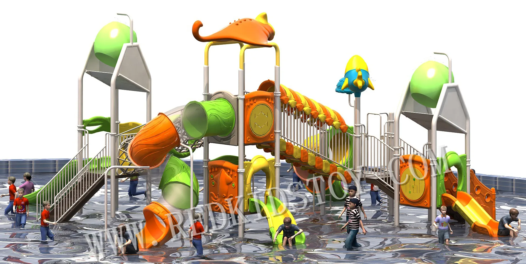 Оборудование для аквапарка детская система парка развлечений сертифицированная