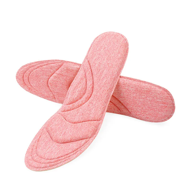 Стельки на высоком каблуке 4D женские дышащие массажные мягкие не болят пот