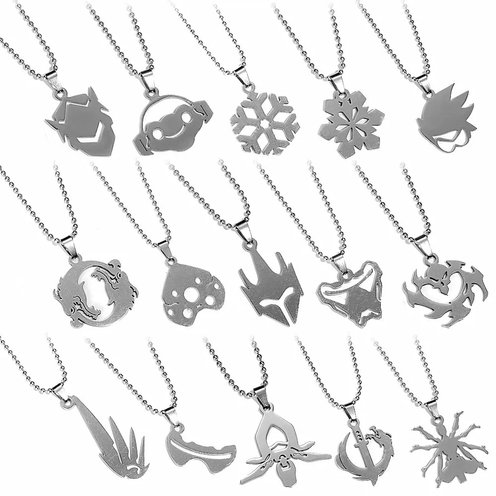 Ожерелье с подвеской в виде героев серии Game Overwatch подвеска из нержавеющей стали