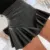 Женские шорты с высокой талией FANTOYE, черные шорты с оборками и широкими штанинами, повседневные Мини-шорты, уличная одежда - изображение