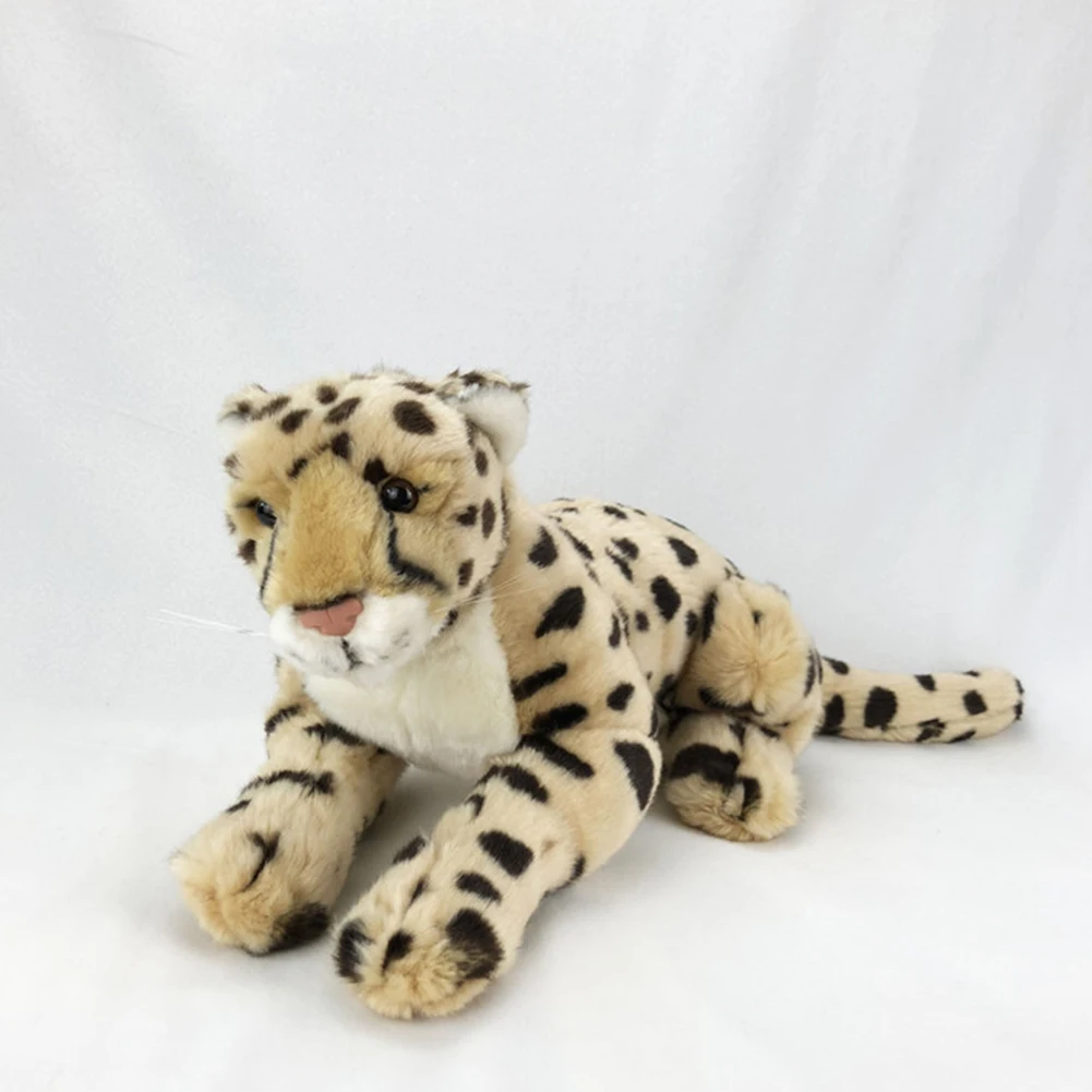 Имитация гепарда Пантеры джунглей Животные Мягкие плюшевые детские игрушки