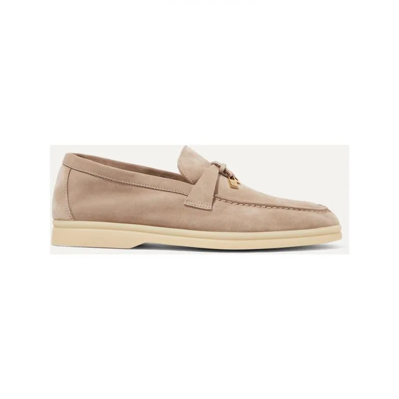 

2021 New Ladies Loafers Brand Designer Flat Shoes Casual Soft-soled Loafers Cowhide Comfortable Shoes for Men and Women