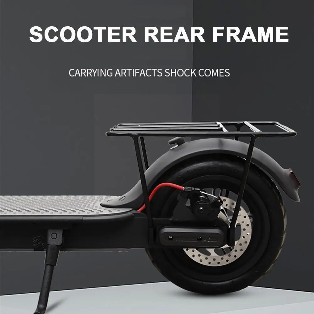 

Luggage Cargo Rear Rack Storage Shelf Saddle Electric Scooter Skateboard Rack For Mijia M365/pro New J3s5
